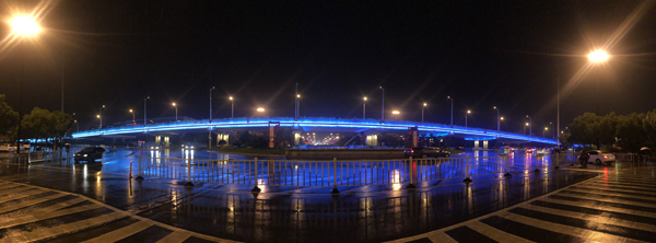 Urban Ring Road North Road Overpass Landscape Lighting Project